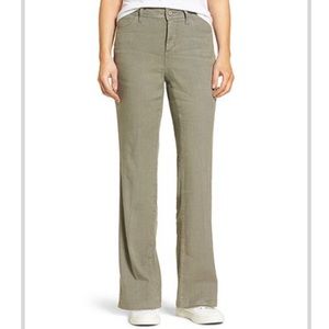 NYDJ Sergeant Olive Wylie Stretch Linen Trouser